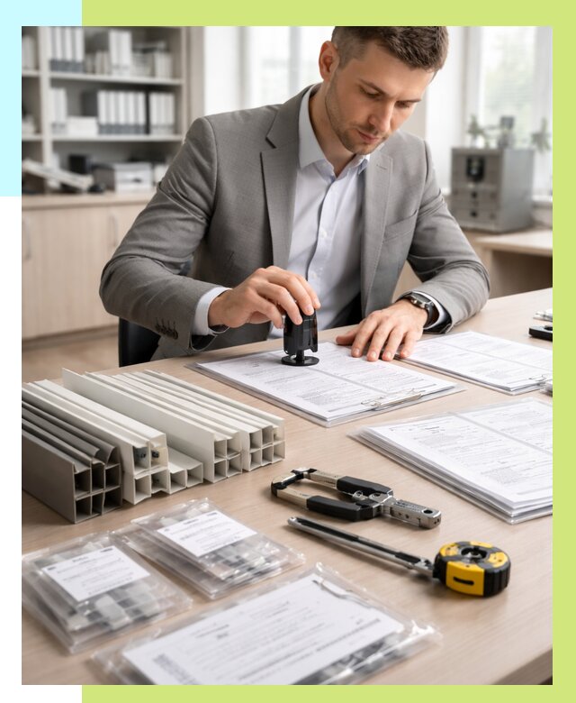 Сертификация ПВХ продукции в Кимовске от 8762 р., Сертэкс